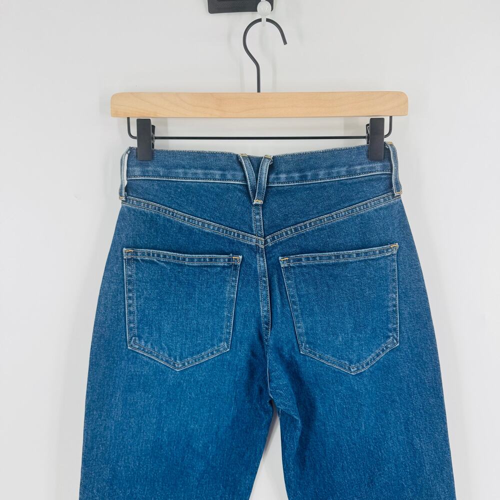 Veronica Beard Ryleigh High Rise Slim Jeans Cotton Blend Straight Leg Sz 23/000 - Picture 4 of 8